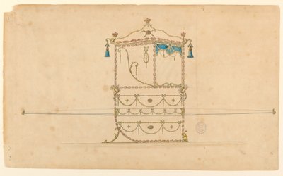Project for a Sedan Chair, 1770-75 by Unknown